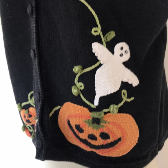 Halloween Vest Ghosts and Pumpkins - Picture 7 of 8